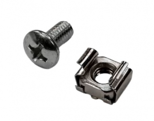 Saxxon SXSCW-001 Kit de Tornillos para Rack, 50 Piezas, Acero Inoxidable 