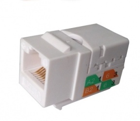 SBE Tech Jack de Red Categoría 5e, RJ-45, Blanco 