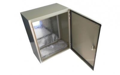 SBE Tech Gabinete Metálico para Exteriores con Puerta, 300 x 200mm, Blanco 