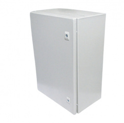 SBE Tech Gabinete Metálico para Exteriores con Puerta, 800x 600mm, Blanco 