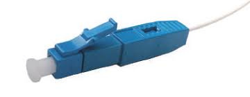 SBE Tech Conector de Fibra Óptica LC Prepulido, Monomodo, Azul 