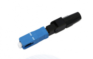 SBE Tech Conector Prepulido, SC SM, Monomodo, Negro/Azul 