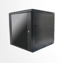 SBE Tech Gabinete de Pared, 12UR, hasta 60Kg, Negro 