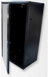 SBE Tech Gabinete para Pared, 22U, hasta 70 Kg, Negro 