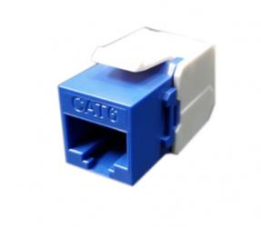 SBE Tech Jack Cat6, Tipo Keystone, RJ-45 Hembra, Azul 