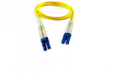 SBE Tech Cable Fibra Óptica Duplex 2x LC Macho - 2x LC Macho, 1 Metro, Amarillo 