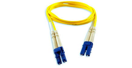 SBE Tech Cable de Fibra Óptica Jumper Dúplex G.652D 2x LC/PC Macho - 2x LC/PC Macho, 3 Metros, Amarillo/Azul 