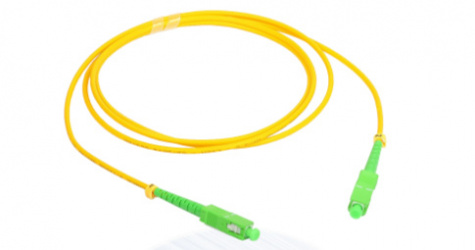 SBE Tech Cable Fibra Óptica Monomodo SC/APC Macho - SC/APC Macho, 1 Metro, Amarillo 