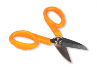 SBE Tech Tijeras para Corte de Kevlar en Cables de Fibra, Amarillo/Gris 