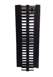 SBE Tech Organizador de Cables Vertical Sencillo para Rack, 45U, Negro 