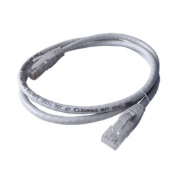 SBE Tech Cable Patch Cat6 UTP Bota Moldeada RJ-45 Macho - RJ-45 Macho, 1 Metro, Gris 