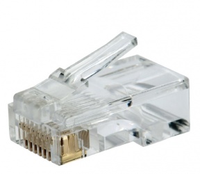 SBE Tech Conector RJ-45 Cat6, Transpartente, 50 Piezas 