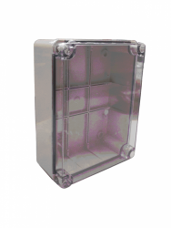 SBE Tech Gabinete de Plástico para Exteriores, 19 x 24cm, Gris 