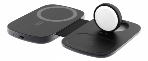 Cargador Portátil Scapade Power Bank Magnetic 3-in-1, 5000mAh, Negro 