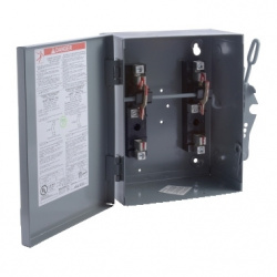 Schneider Electric Interruptor de Seguridad de 2 Polos 92251, 240V, 30A 