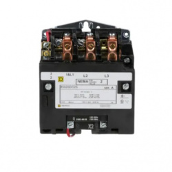 Schneider Electric Contactor Magnético 8502SDO2V02S, 3 Polos, 600V, 27A 