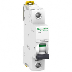 Schneider Electric Interruptor Termomagnético de 1 Polo iC60N, 240V, 6A 