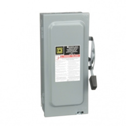 Schneider Electric Interruptor de Seguridad de 3 Polos D322N, 240V, 60A 