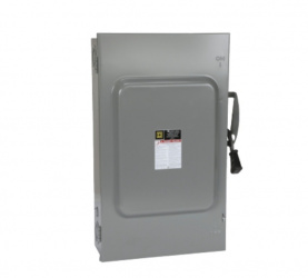 Schneider Electric Interruptor de Seguridad de 3 Polos D221N, 240V, 200A 