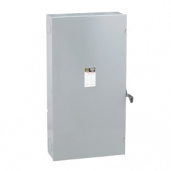 Schneider Electric Interruptor de Seguridad de 3 Polos D325N, 400A, Entrada 240V 