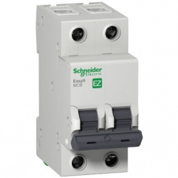Schneider Electric Interruptor Termomagnético 2 Polos Easy9, 220V, 20A, Entrada 230V 