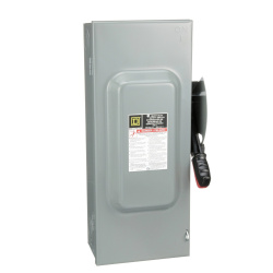 Schneider Electric Interruptor de Seguridad de 3 Polos H363, 600V, 100A 
