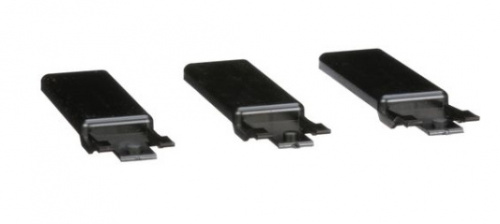 Schneider Electric Placa Ciega para Pared HLW1BL, Negro 