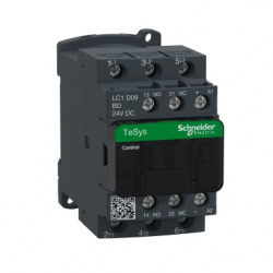 Schneider Electric Contactor Magnético LC1D09BD, 3 Polos, 690V, 9A 