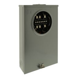 Schneider Electric Base para Medidor Square D, 125A, 13 Terminales, Monofásica, 2 Hilos, Gris 