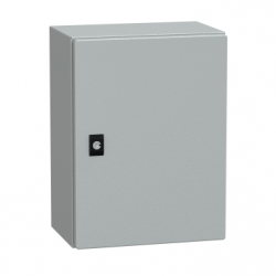Schneider Electric Gabinete Metálico para Exteriores, 40 x 30cm, Gris 