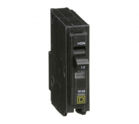 Schneider Electric Interruptor Termomagnético de 1 Polo Square D, 120/240V, 10A 