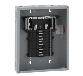 Schneider Electric Tablero de Subdistribución y Alumbrado QO120L125PG, 20 Módulos, 125A, Gris 