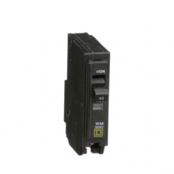 Schneider Electric Interruptor Termomagnético 1 Polo QO140, 240V, 40A, Entrada 120V 