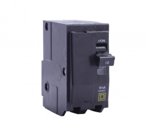 Schneider Electric Interruptor Termomagnético de 2 Polos QO215HID, 120V, 15A 