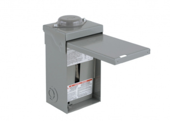 Schneider Electric Centro de Carga QO24L70RB, 2 Polos, Sobreponer, 70A, Gris 