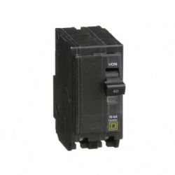 Schneider Electric Interruptor Termomagnético de 2 Polos QO260, 120/240V, 60A 