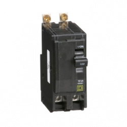 Schneider Electric Interruptor Termomagnético de 2 Polos QOB2100, 120 - 240V, 100A 