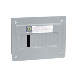 Schneider Electric Centro de Carga QOD8F, 8 Polos, 100A, Empotrar, Gris 