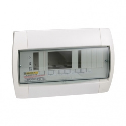 Schneider Electric Centro de Carga QOX208, 10 Polos, 100A, Sobreponer, Blanco 