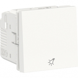 Schneider Electric Atenuador S70751429, 1 Botón, Blanco 