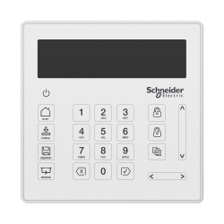 Schneider Electric Teclado de Seguridad SX-KLCS-W, Inalámbrico, Blanco 