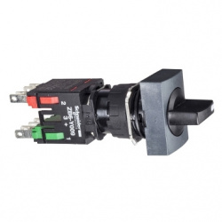 Schneider Electric Cabezal para Interruptor Selector XB6DD235B, 3 Posiciones, Negro 
