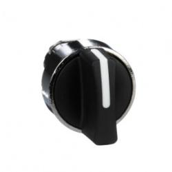 Schneider Electric Cabezal para Interruptor Selector ZB4BD5, 3 Posiciones, Negro 