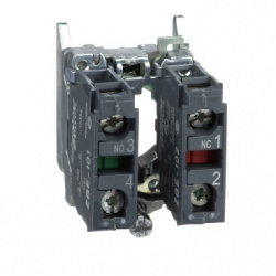 Schneider Electric Botón Pulsador ZB4BZ105, Negro 