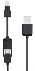 Scosche Cable USB-A Macho - USB-A Macho, 1 Metro  