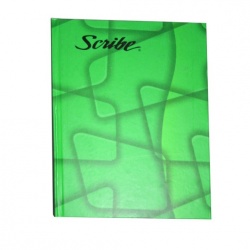 Scribe Cuaderno Pasta Dura Forma Francesa de Cuadro Chico 5mm, 96 Hojas, Verde 