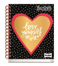 Scribe Cuaderno Profesional Incolors, 100 Hojas de Raya, Multicolor 