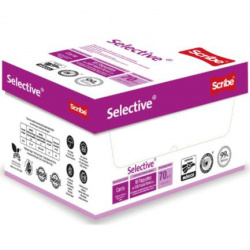 Scribe Papel Selective 70g/m², 5000 Hojas de Tamaño Carta, Blanco 