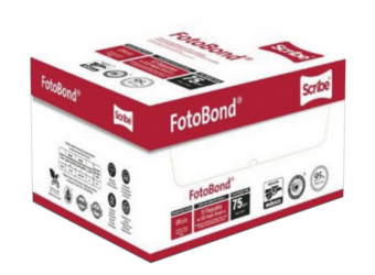 Scribe Fotobond Papel Fotobond 75g/m², Carta, 5000 Hojas, Blancura 95% 