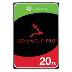 Disco Duro para NAS Seagate IronWolf Pro 3.5” de 1 a 24 Bahías, 20TB, SATA III, 6Gbit/s, 7200RPM, 256MB Caché 